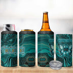 Personalised Ovarian Cancer Awareness 4 in 1 Can Cooler Tumbler This Is What A Fighter Looks Like