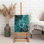 Ovarian Cancer Awareness Canvas Wall Art This Is What A Fighter Looks Like