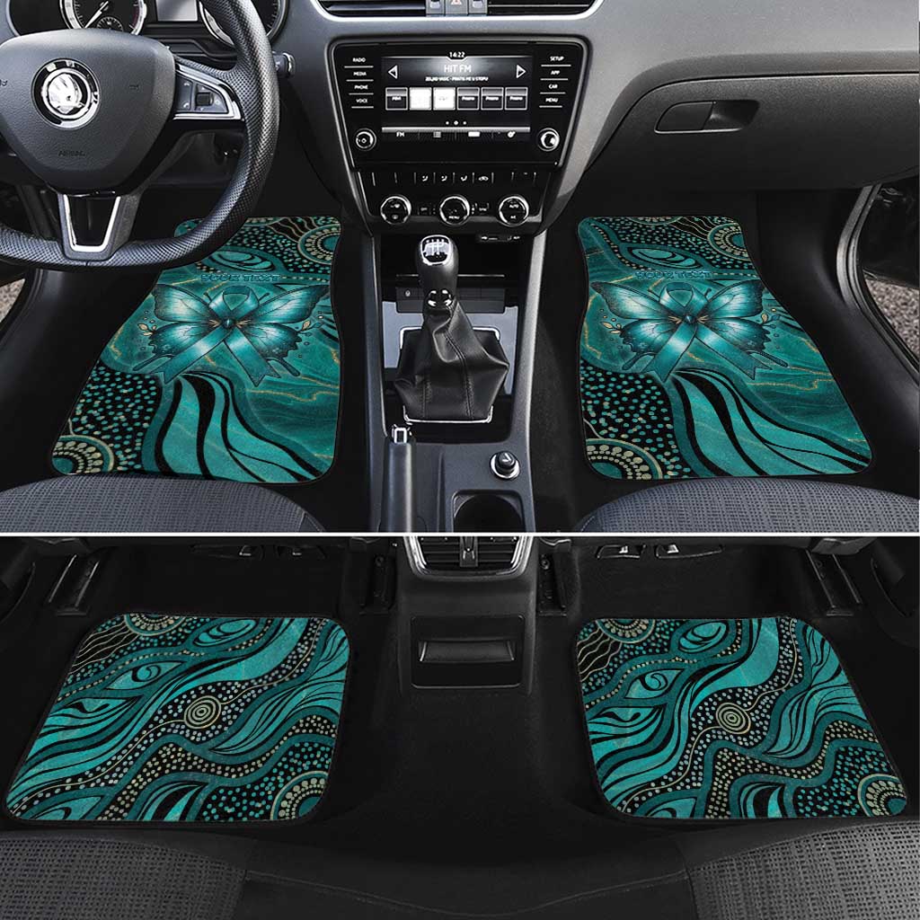 Personalised Ovarian Cancer Awareness Car Mats This Is What A Fighter Looks Like