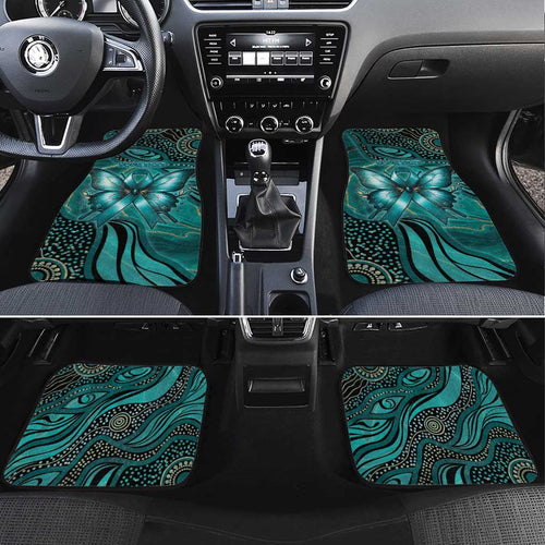 Personalised Ovarian Cancer Awareness Car Mats This Is What A Fighter Looks Like