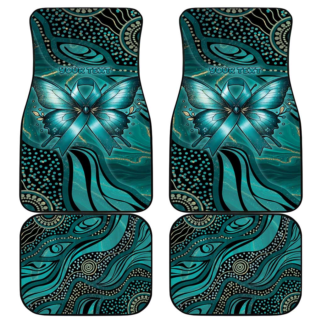 Personalised Ovarian Cancer Awareness Car Mats This Is What A Fighter Looks Like
