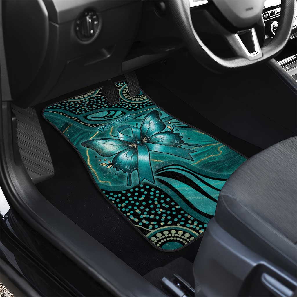 Personalised Ovarian Cancer Awareness Car Mats This Is What A Fighter Looks Like