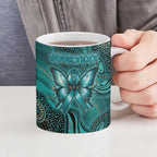 Personalised Ovarian Cancer Awareness Ceramic Mug This Is What A Fighter Looks Like
