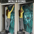 Personalised Ovarian Cancer Awareness Door Cover This Is What A Fighter Looks Like