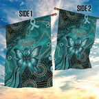 Ovarian Cancer Awareness Garden Flag This Is What A Fighter Looks Like