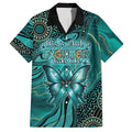 Personalised Ovarian Cancer Awareness Hawaiian Shirt This Is What A Fighter Looks Like