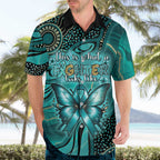Personalised Ovarian Cancer Awareness Hawaiian Shirt This Is What A Fighter Looks Like