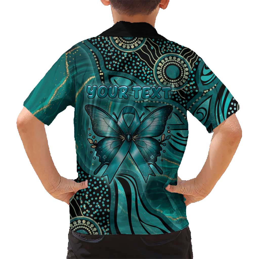 Personalised Ovarian Cancer Awareness Hawaiian Shirt This Is What A Fighter Looks Like
