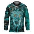 Personalised Ovarian Cancer Awareness Hockey Jersey This Is What A Fighter Looks Like