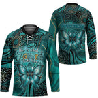 Personalised Ovarian Cancer Awareness Hockey Jersey This Is What A Fighter Looks Like