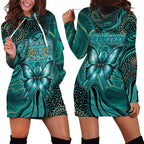 Personalised Ovarian Cancer Awareness Hoodie Dress This Is What A Fighter Looks Like