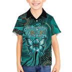 Personalised Ovarian Cancer Awareness Kid Hawaiian Shirt This Is What A Fighter Looks Like