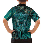 Personalised Ovarian Cancer Awareness Kid Hawaiian Shirt This Is What A Fighter Looks Like