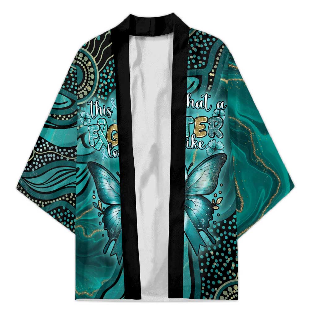 Personalised Ovarian Cancer Awareness Kimono This Is What A Fighter Looks Like