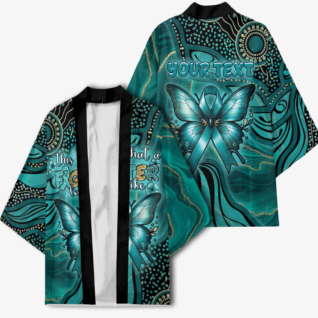 Personalised Ovarian Cancer Awareness Kimono This Is What A Fighter Looks Like