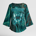 Personalised Ovarian Cancer Awareness Kimono Sleeve Blouse This Is What A Fighter Looks Like