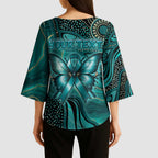 Personalised Ovarian Cancer Awareness Kimono Sleeve Blouse This Is What A Fighter Looks Like