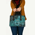 Ovarian Cancer Awareness Leather Bag This Is What A Fighter Looks Like