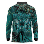 Personalised Ovarian Cancer Awareness Long Sleeve Polo Shirt This Is What A Fighter Looks Like