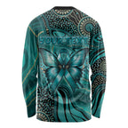 Personalised Ovarian Cancer Awareness Long Sleeve Shirt This Is What A Fighter Looks Like