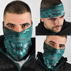 Ovarian Cancer Awareness Neck Gaiter This Is What A Fighter Looks Like