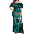 Personalised Ovarian Cancer Awareness Off Shoulder Maxi Dress This Is What A Fighter Looks Like