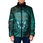 Personalised Ovarian Cancer Awareness Padded Jacket This Is What A Fighter Looks Like