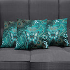 Ovarian Cancer Awareness Pillow Cover This Is What A Fighter Looks Like