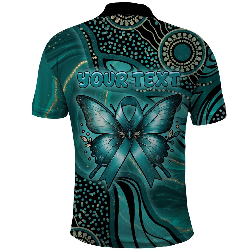 Personalised Ovarian Cancer Awareness Polo Shirt This Is What A Fighter Looks Like
