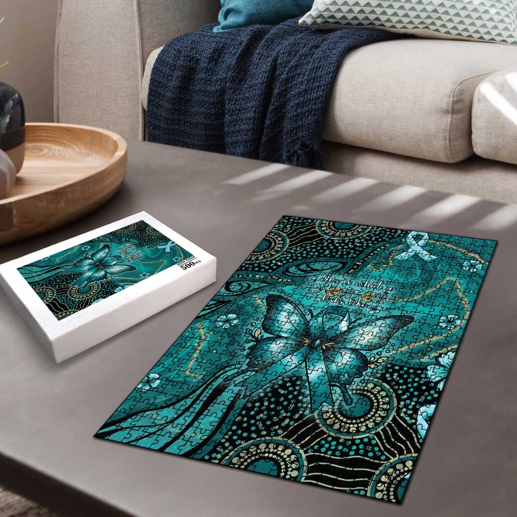 Ovarian Cancer Awareness Puzzle This Is What A Fighter Looks Like