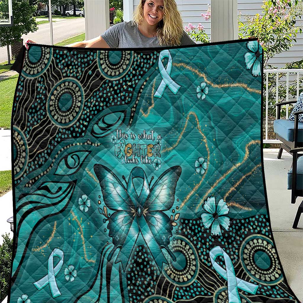Ovarian Cancer Awareness Quilt This Is What A Fighter Looks Like