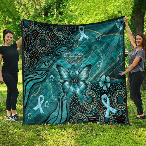 Ovarian Cancer Awareness Quilt This Is What A Fighter Looks Like