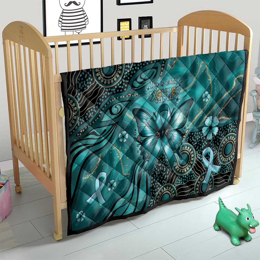 Ovarian Cancer Awareness Quilt This Is What A Fighter Looks Like