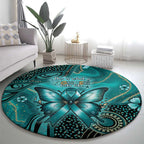 Ovarian Cancer Awareness Round Carpet This Is What A Fighter Looks Like