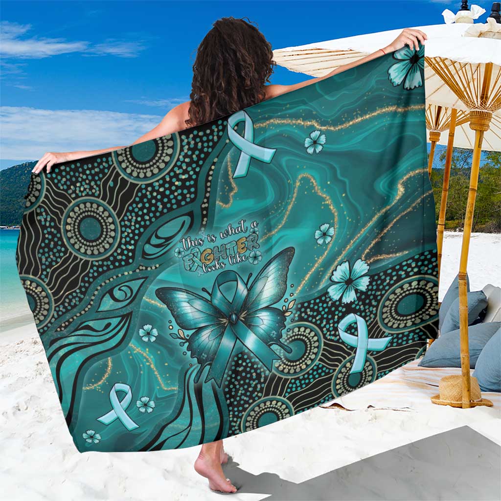 Ovarian Cancer Awareness Sarong This Is What A Fighter Looks Like