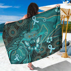 Ovarian Cancer Awareness Sarong This Is What A Fighter Looks Like