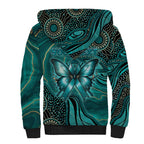 Personalised Ovarian Cancer Awareness Sherpa Hoodie This Is What A Fighter Looks Like