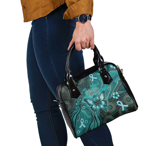 Ovarian Cancer Awareness Shoulder Handbag This Is What A Fighter Looks Like