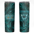 Personalised Ovarian Cancer Awareness Skinny Tumbler This Is What A Fighter Looks Like
