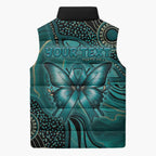 Personalised Ovarian Cancer Awareness Sleeveless Puffer Jacket This Is What A Fighter Looks Like