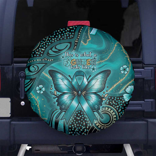 Ovarian Cancer Awareness Spare Tire Cover This Is What A Fighter Looks Like