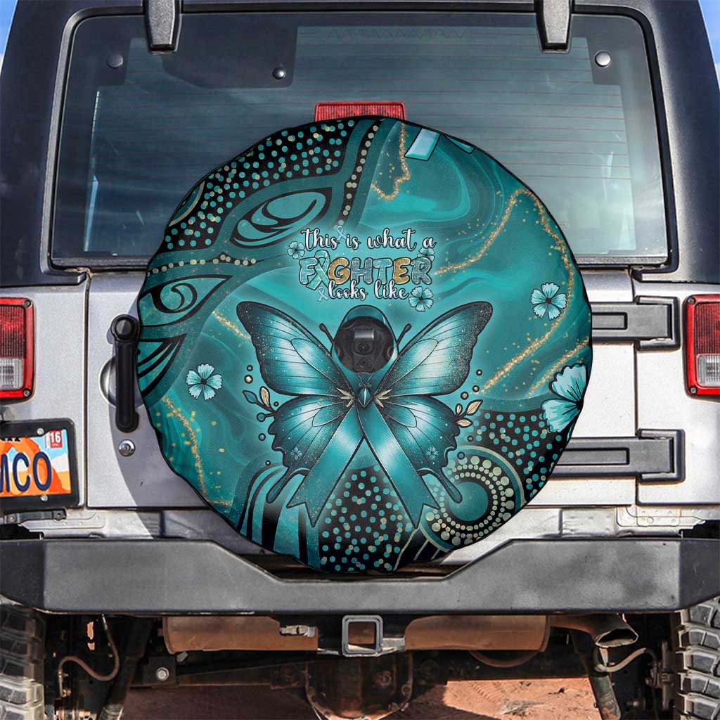Ovarian Cancer Awareness Spare Tire Cover This Is What A Fighter Looks Like