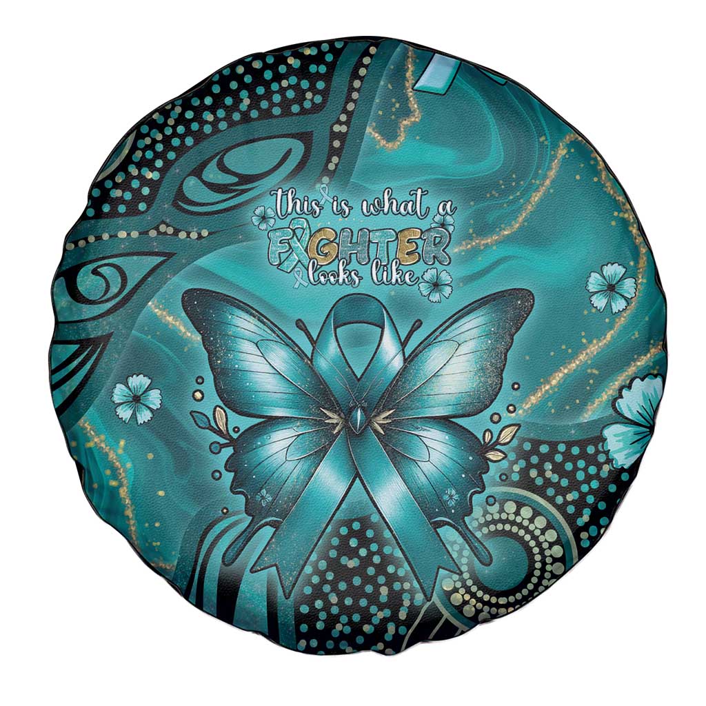 Ovarian Cancer Awareness Spare Tire Cover This Is What A Fighter Looks Like