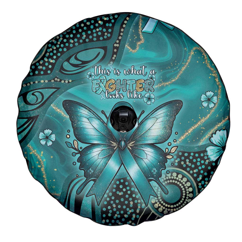 Ovarian Cancer Awareness Spare Tire Cover This Is What A Fighter Looks Like