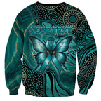 Personalised Ovarian Cancer Awareness Sweatshirt This Is What A Fighter Looks Like
