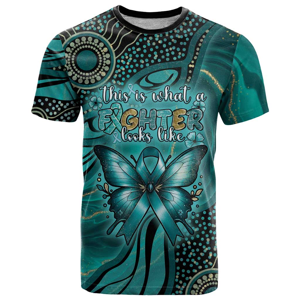 Personalised Ovarian Cancer Awareness T Shirt This Is What A Fighter Looks Like
