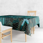 Ovarian Cancer Awareness Tablecloth This Is What A Fighter Looks Like