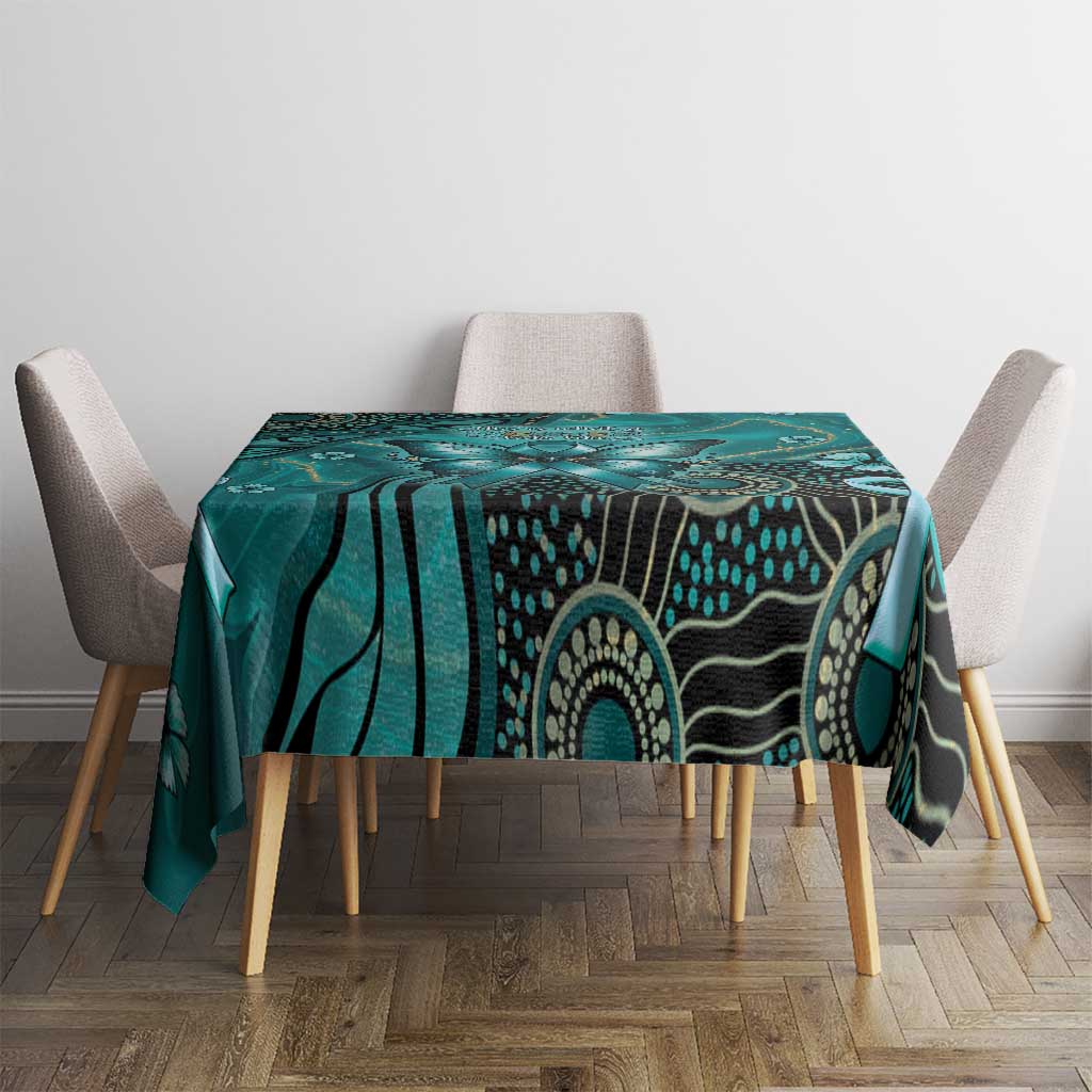 Ovarian Cancer Awareness Tablecloth This Is What A Fighter Looks Like