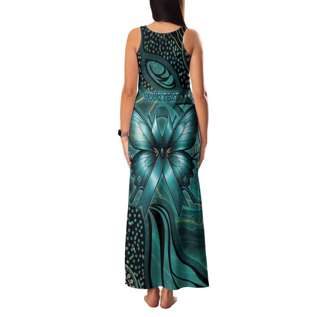Personalised Ovarian Cancer Awareness Tank Maxi Dress This Is What A Fighter Looks Like