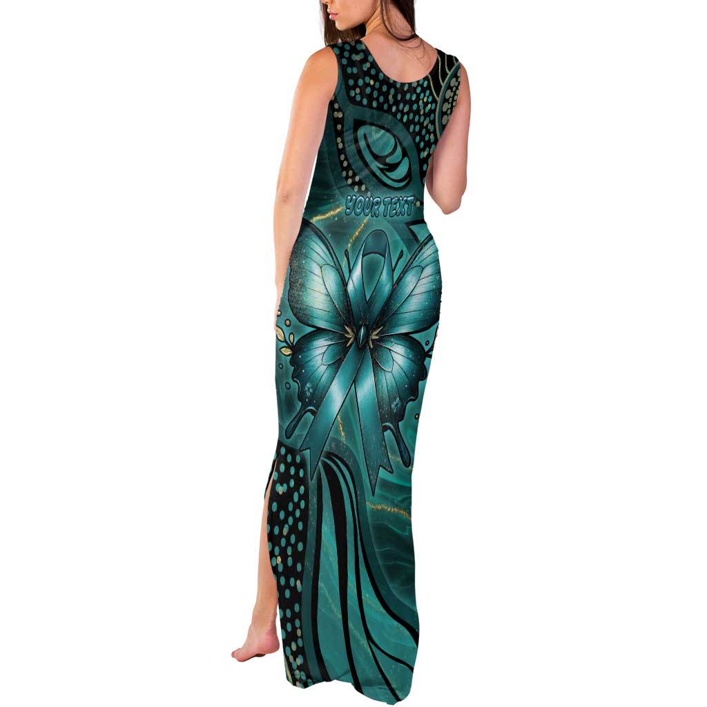 Personalised Ovarian Cancer Awareness Tank Maxi Dress This Is What A Fighter Looks Like